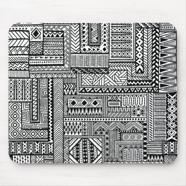 Ethnic Ornament Mouse Pad (Front)