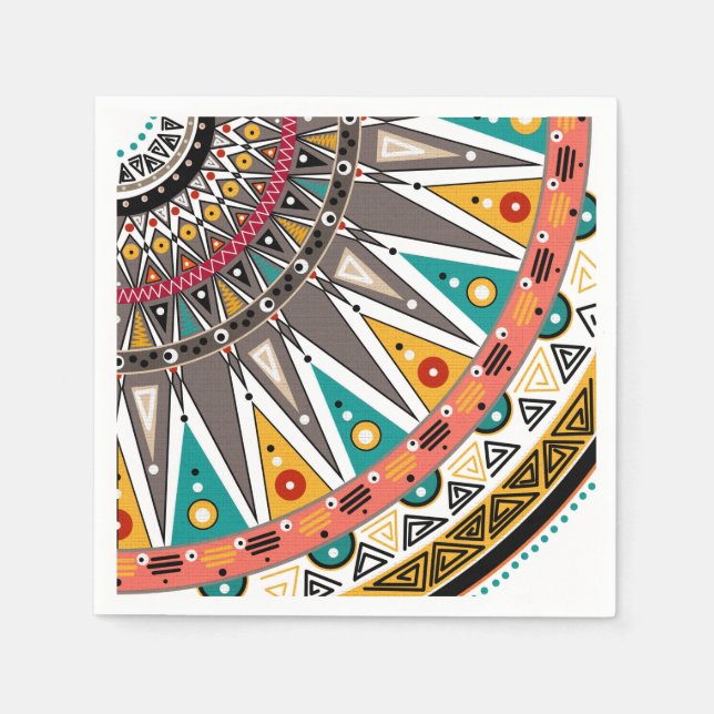 Ethnic, ornament napkin (Front)
