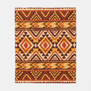 Ethnic ornament. Seamless Navajo pattern. Illustra Fleece Blanket