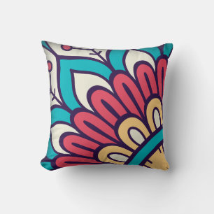ethnic ornament throw pillow