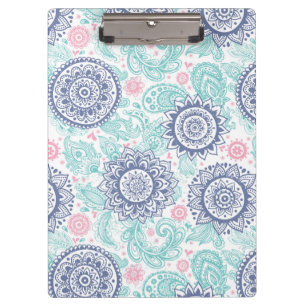 Ethnic Paisley Pattern Clipboard