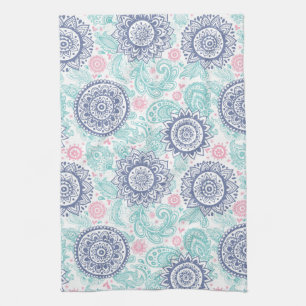 Ethnic Paisley Pattern Kitchen Towel