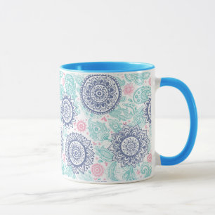 Ethnic Paisley Pattern Mug