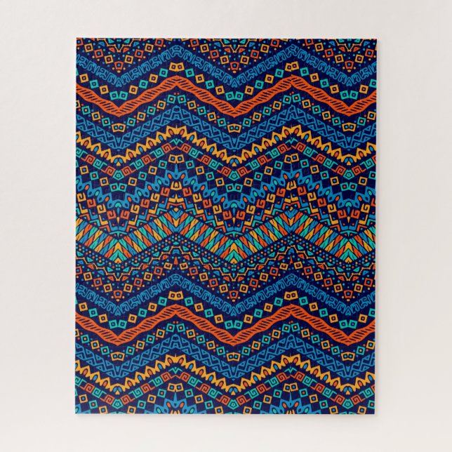 Ethnic pattern colourful ethnic African Jigsaw Puzzle (Vertical)