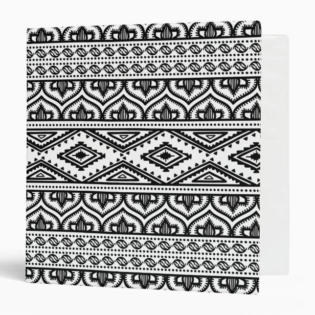 Ethnic Pattern Design Binder (Front/Inside)