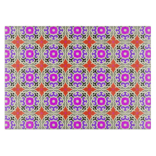 Ethnic Pattern with Moroccan Motifs Cutting Board