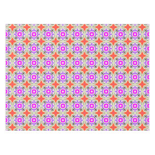 Ethnic Pattern with Moroccan Motifs Tablecloth