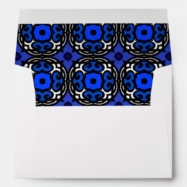 Ethnic Pattern with Turkish Motifs Envelopes (Back (Bottom))