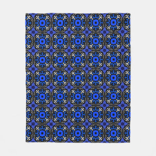Ethnic Pattern with Turkish Motifs Fleece Blanket