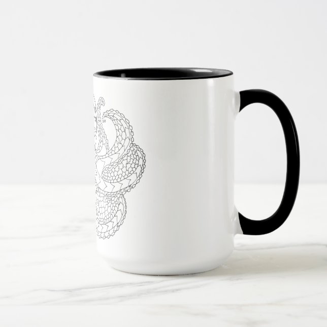 Ethnic Patterned Octopus Mug (Right)