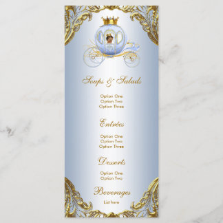 Ethnic Prince Baby Shower Menu