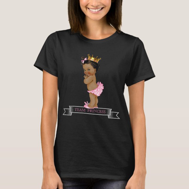 Ethnic Princess Gender Reveal T-Shirt (Front)