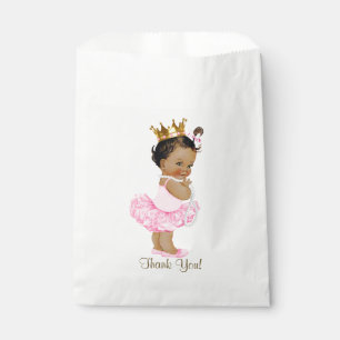 Ethnic Princess Tutu Ballerina Pearls Baby Shower Favour Bag