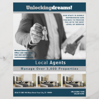 Ethnic Real Estate Realty Customizable Flyer