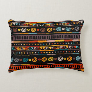 Ethnic seamless in native style. pattern with Amer Accent Pillow