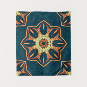 Ethnic seamless pattern with mandala. illustration tapestry