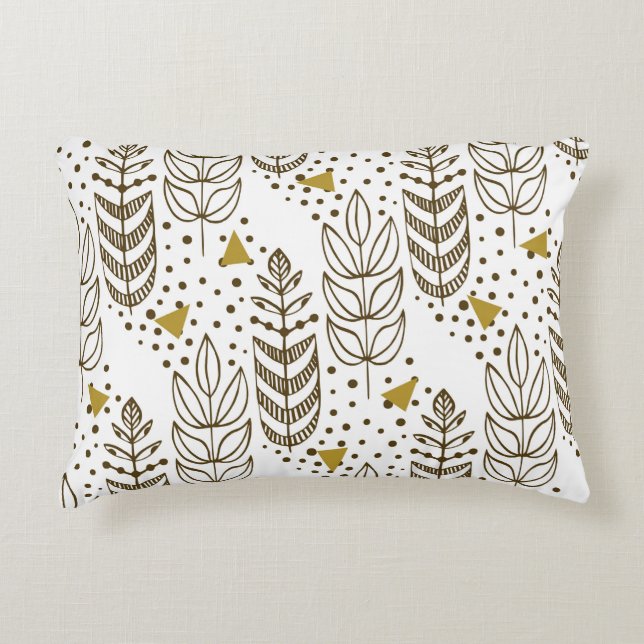 Ethnic seamless pattern with stylish trees. Endles Accent Pillow (Front)