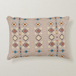 Ethnic: seamless tribal pattern accent pillow