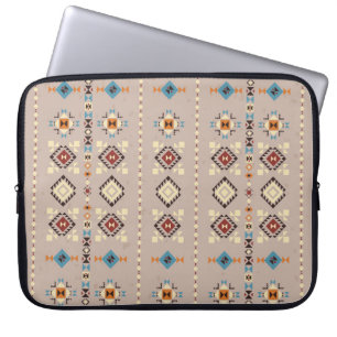 Ethnic: seamless tribal pattern laptop sleeve