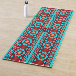 Ethnic Southwest geometric design Yoga Mat