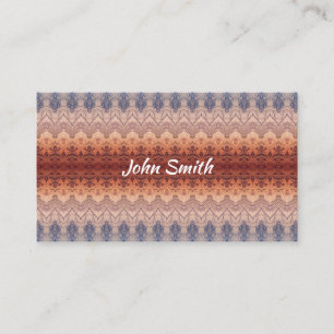 Ethnic southwestern pattern. business card