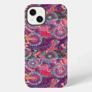 Ethnic Style Animal Pattern iPhone 13 Case
