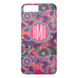 Ethnic Style Animal Pattern   Monogram Case-Mate iPhone Case