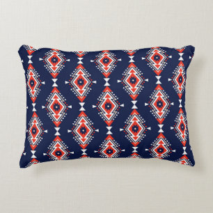 Ethnic style, geometric seamless pattern. accent pillow