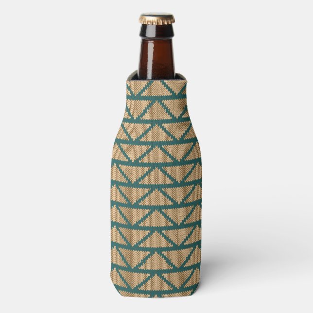 Ethnic Style Knitted Pattern Bottle Cooler (Bottle Front)
