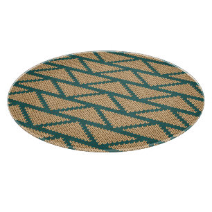 Ethnic Style Knitted Pattern Cutting Board