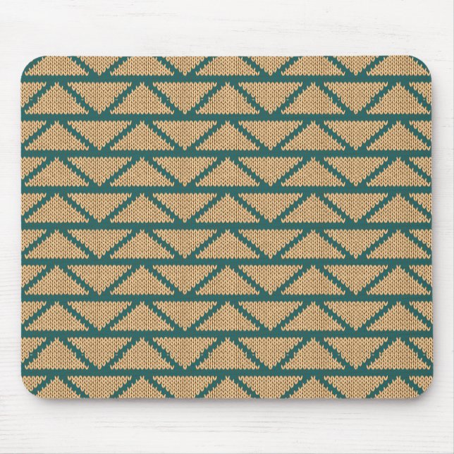 Ethnic Style Knitted Pattern Mouse Pad (Front)