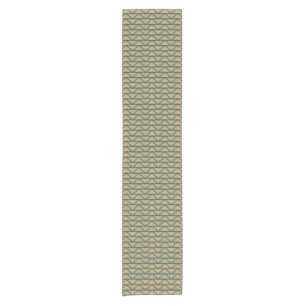Ethnic Style Knitted Pattern Short Table Runner