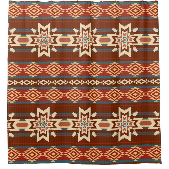 Ethnic Textile Stars: Abstract Pattern. (Front)