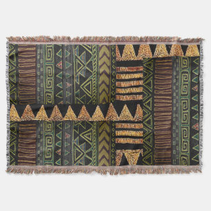 Ethnic throw blanket