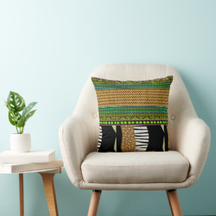 Ethnic Throw Pillow