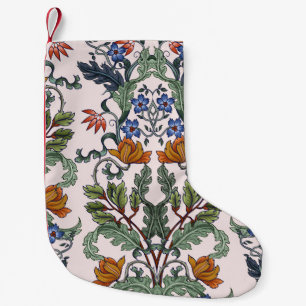 Ethnic Traditional: Decorative Vintage Floral Small Christmas Stocking