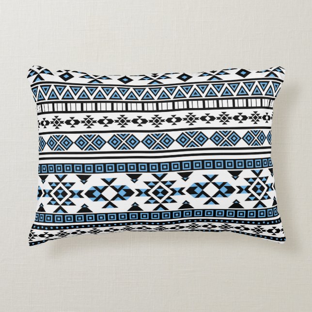 Ethnic Triangle Geometric Navajo Pattern Accent Pillow (Front)