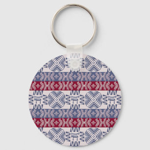 Ethnic tribal african pattern. keychain