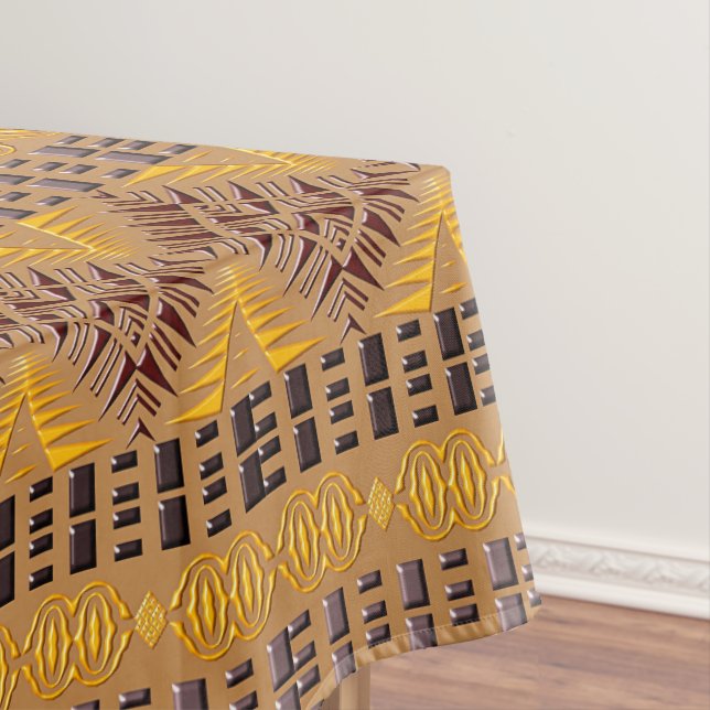 ethnic tribal african pattern tablecloth (In Situ)