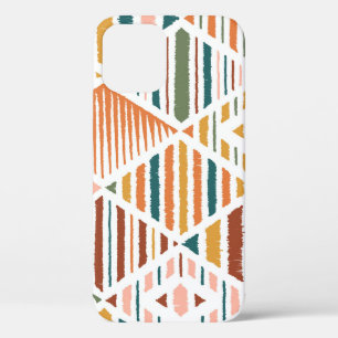 Ethnic Tribal Argyle Seamless Pattern iPhone 12 Case