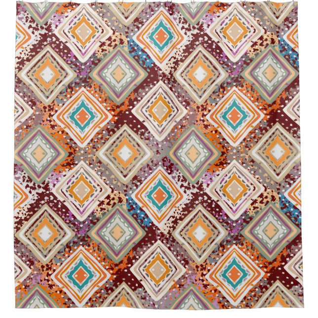 Ethnic tribal art, abstract geometry. (Front)