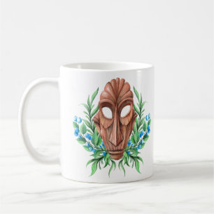 Ethnic Tribal Mask Coffee Mug