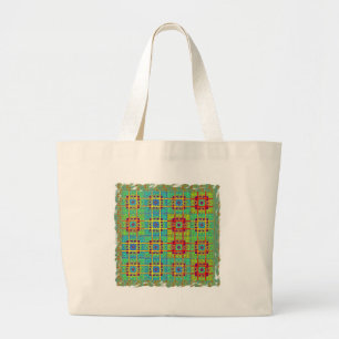 Ethnic tribal pattern.jpg large tote bag