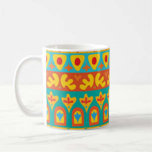 Ethnic Vintage Garden Seamless Background Coffee Mug