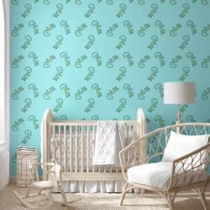 Ethno Gecko With Spirals And Dots 5 Wallpaper