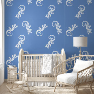 Ethno Gecko With Spirals And Dots 6 Wallpaper