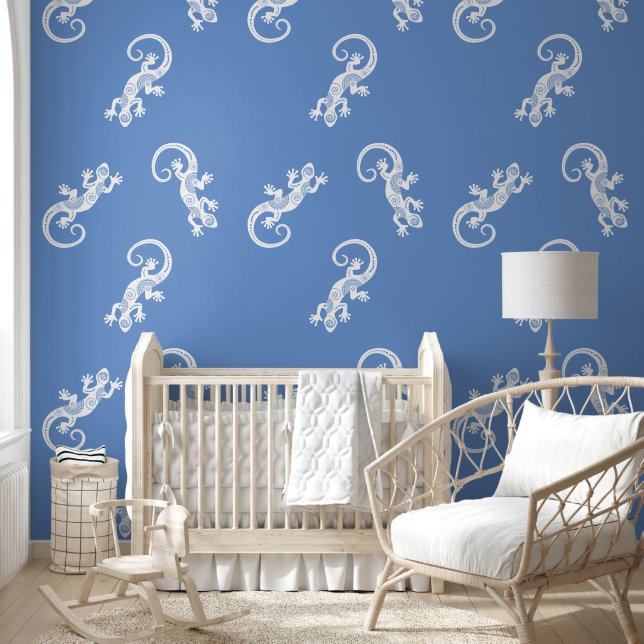 Ethno Gecko With Spirals And Dots 6 Wallpaper (Kids)