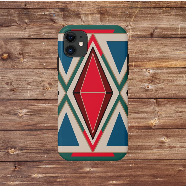 Ethno Pattern Green Case-Mate iPhone Case (Creator Uploaded)