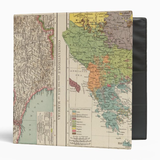 Ethnog Balkan Peninsula, Constantinople Binder (Front/Inside)