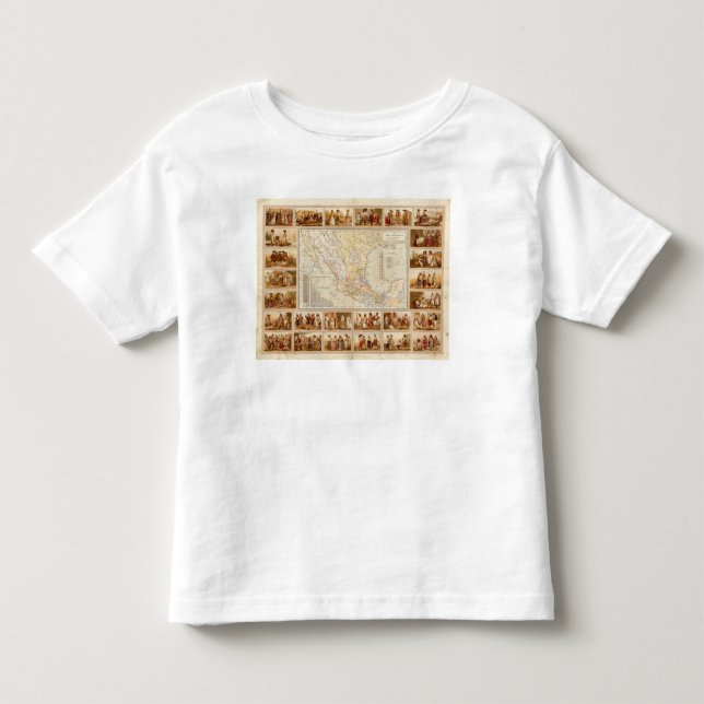 Ethnographic Chart of Mexico Toddler T-shirt (Front)
